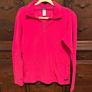 Patagonia Bright Pink Fleece Pullover